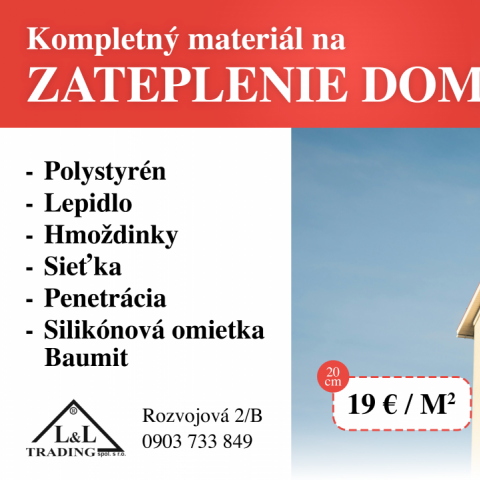 Materiál na zateplenie domu