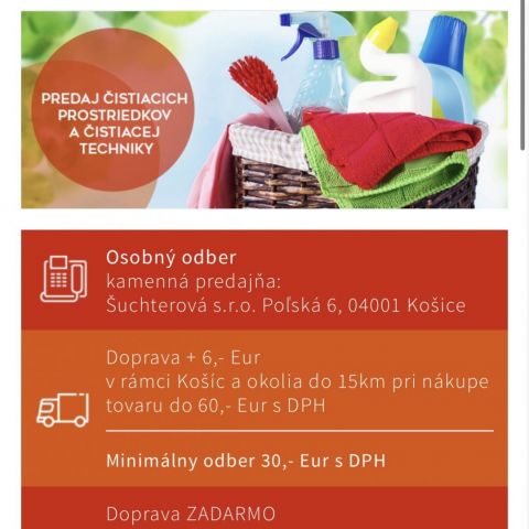 Služby upratovanie Košice