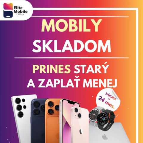 Overená predajňa nových a použitých mobilov Iphone a Samsung v Prešove